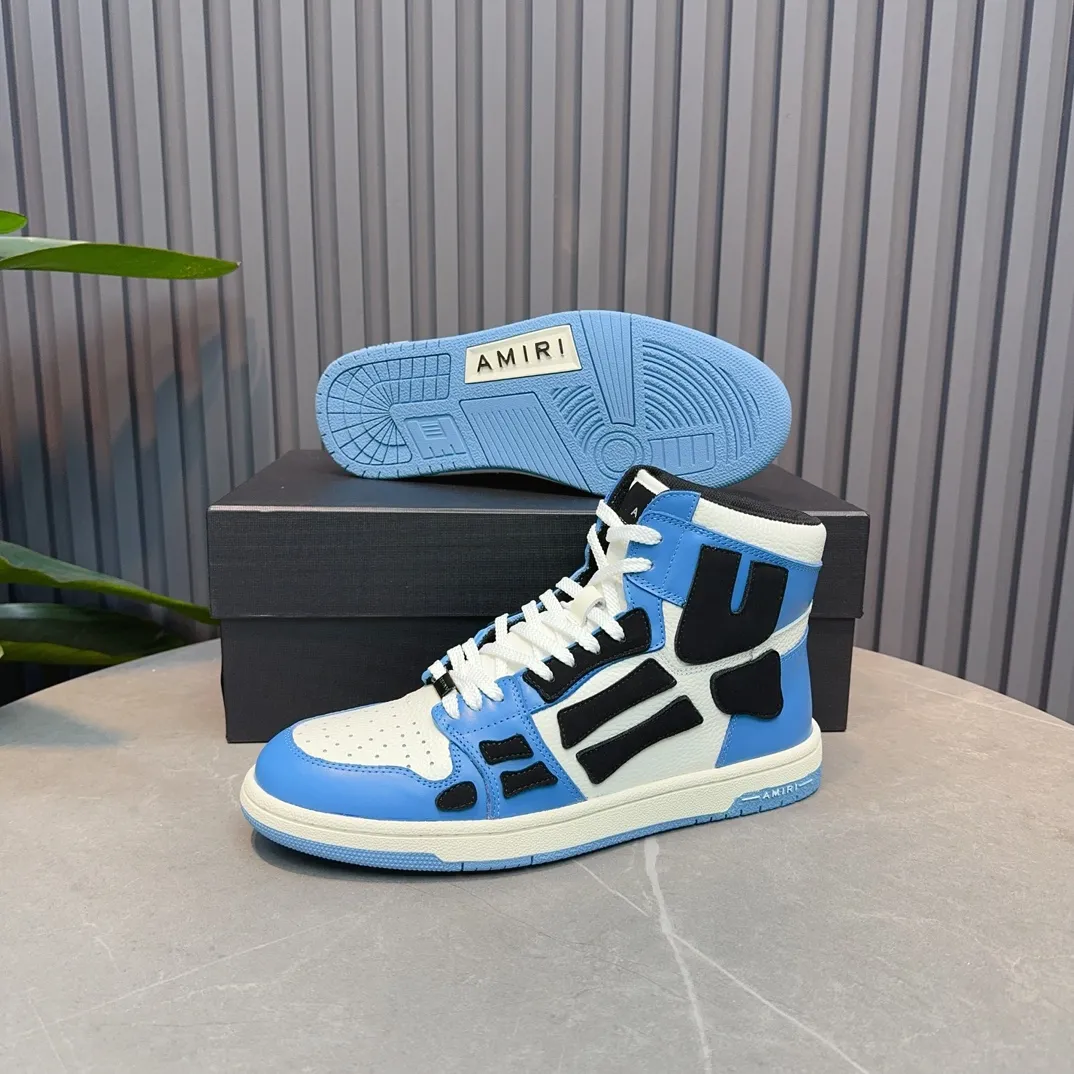 Men's shoes💰620💰 AMIRI AMIRI trendy brand hot sale🔥 Available all year round✅Couples💑 Official website synchronization Imported fabrics 1⃣️ratio 1⃣️Re-engraved, original factory special original sole, 35-45 (38.45. Non-refundable)